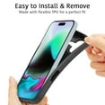 thumbnail image 3 of CoverON For Apple iPhone 16 / iPhone 16 Case, Flexible Slim Lightweight TPU Minimal Phone Cover, Black, 3 of 8