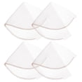 thumbnail image 1 of GAXIRE 4Pcs Transparent Lace Net Base for Wig Making Soft Comfortable Lace Closure Supplies, 1 of 6
