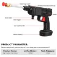Car Portable High Pressure Washer Set Jet Cleaner Gun 2 Battery Nozzles