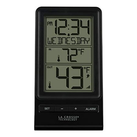 

Crosse Technology 308-1415BW Digital Wireless Thermometer with Time Black