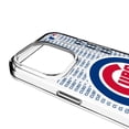thumbnail image 3 of Chicago Cubs Text Backdrop Clear iPhone Case, 3 of 7
