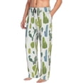 thumbnail image 3 of Mens Pajama Pants - Soft Sleep & Lounge Pants for Men, Thorny Cactus Pattern Cuteness Casual PJ Bottoms Pants with Pockets, 3 of 5