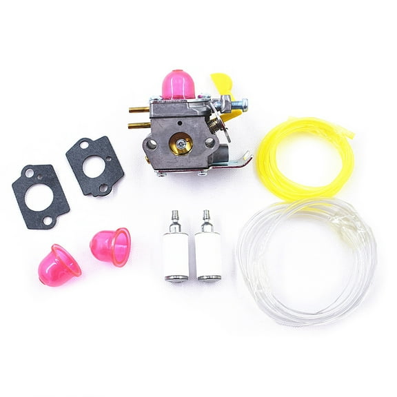 LABLT SST25 Featherlite Carburetor with Fuel Line Kit for Poulan Weed Eater FL20 FL20C FL23 FL25 FL26 FX26 MX550P 1500 P2500 P3500 P4500 XT260 XT700 TE475 SST25C Craftsman Trimmer C1U-W18 530-071822