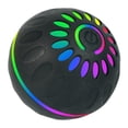 thumbnail image 2 of Pelota interactiva para perros con luz colorida, recargable por USB, para entrenamiento de ejercicio. negro, 2 of 8