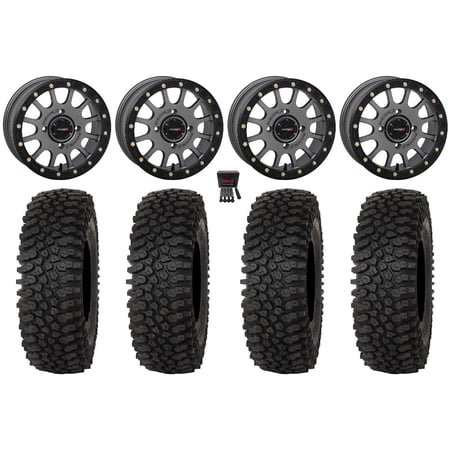System 3 SB-5 14 Wheels Grey 32 Roctane ST Tires Polaris RZR XP 1000 / PRO XP / Ranger XP 900/1000 System 3 SB-5 14 Wheels Grey 32 Roctane ST Tires Polaris RZR XP 1000 / PRO XP / Ranger XP 900/1000