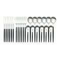 thumbnail image 1 of Amdohai 24Pcs Stainless Steel Dinnerware Set Kitchen Cutlery Set Knife Fork Spoon Flatware Tableware Minimalist Silverware, 1 of 8