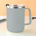 thumbnail image 2 of 500ml Stainless Steel Insulated Cup, Vacuum Sealed LeakProof Travel Mug with Covers, Temperature Retention Coffee Teas Cugs for Office Home Daily Use, BPA Frees, 2 of 2