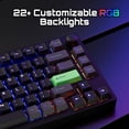 thumbnail image 4 of Teclado LEMOKEY P1 HE 75% inalámbrico mecánico RGB, 4 of 8