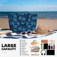 thumbnail image 3 of Defioc Stingray Pattern Beach Bag for Women - Large Beach Tote Bag Waterproof Sandproof Swim Pool Bag Everyday Bag Handbags with Zipper, 3 of 6