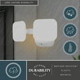 thumbnail image 3 of Vaxcel - Theta - 24W 2 LED Outdoor Security Light In Contemporary Style-5.25, 3 of 12