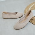 thumbnail image 6 of Ataiwee Women's Wide Width Flat Shoes，Plus Size Round Toe Slip on Wide Ballet Shoes., 6 of 8