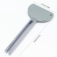 thumbnail image 4 of Dispensador exprimidor de pasta de dientes de metal de 3 piezas para cremas de belleza, pasta de dientes y tintes para el cabello, 4 of 7