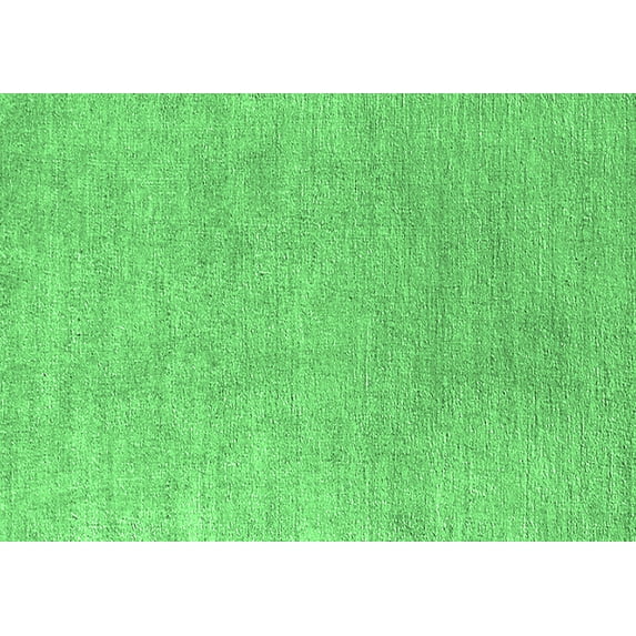 Ahgly Company Indoor Rectangle Oriental Emerald Green Industrial Area Rugs, 5' x 8'