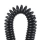 thumbnail image 3 of 6pcs Multic Color Clear Plastic Stretchy Sprial Coil Cord Keychain Strap Key Holder Bag Hook Lot 21cm Length, 3 of 3