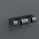 thumbnail image 4 of Estante de Pared para Trapeadores y Escobas, Organizador de Pared Resistente, Estante de Almacenamiento para Cocina, Lavandería y Jardín, 4 of 7
