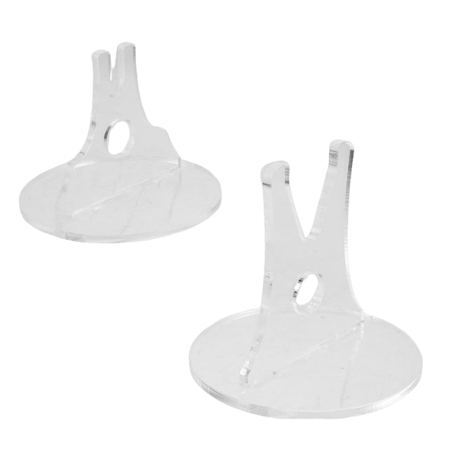 unbranded 2Ud Rack Transparente Para Exhibir Cuchillos De Cocina Y Con Agarre Antideslizante