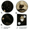 thumbnail image 3 of Designart "Insight into the Spirit I" Astrology Metal Wall Art, 3 of 5