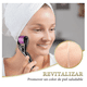 thumbnail image 2 of 2pzs Dermaroller Facial Para Regenerador Colágeno 0.3+0.5mm Lab.G, Negro Violeta, 2 of 5