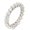 Platinum, variant on 1 Carat (ctw) Platinum Heart Cut LAB GROWN Diamond Eternity Band (Color H-I Clarity VS1-VS2) SJR54314-W