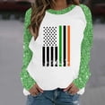 thumbnail image 1 of Qiopertar Mode Femmes Imprimé Col Rond Pull Tops Manches Longues Blouse Confortable Chandail en Molleton Offres de la Semaine Liquidation Moins de 5$ jusqu'à 90 % de Réduction, 1 of 4
