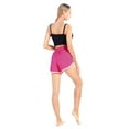 thumbnail image 5 of EFINNY Women's Sports Shorts Yoga Dance Running Workout Elastic Waistband Shorts Summer Athletic Gym Short Pants, 5 of 6