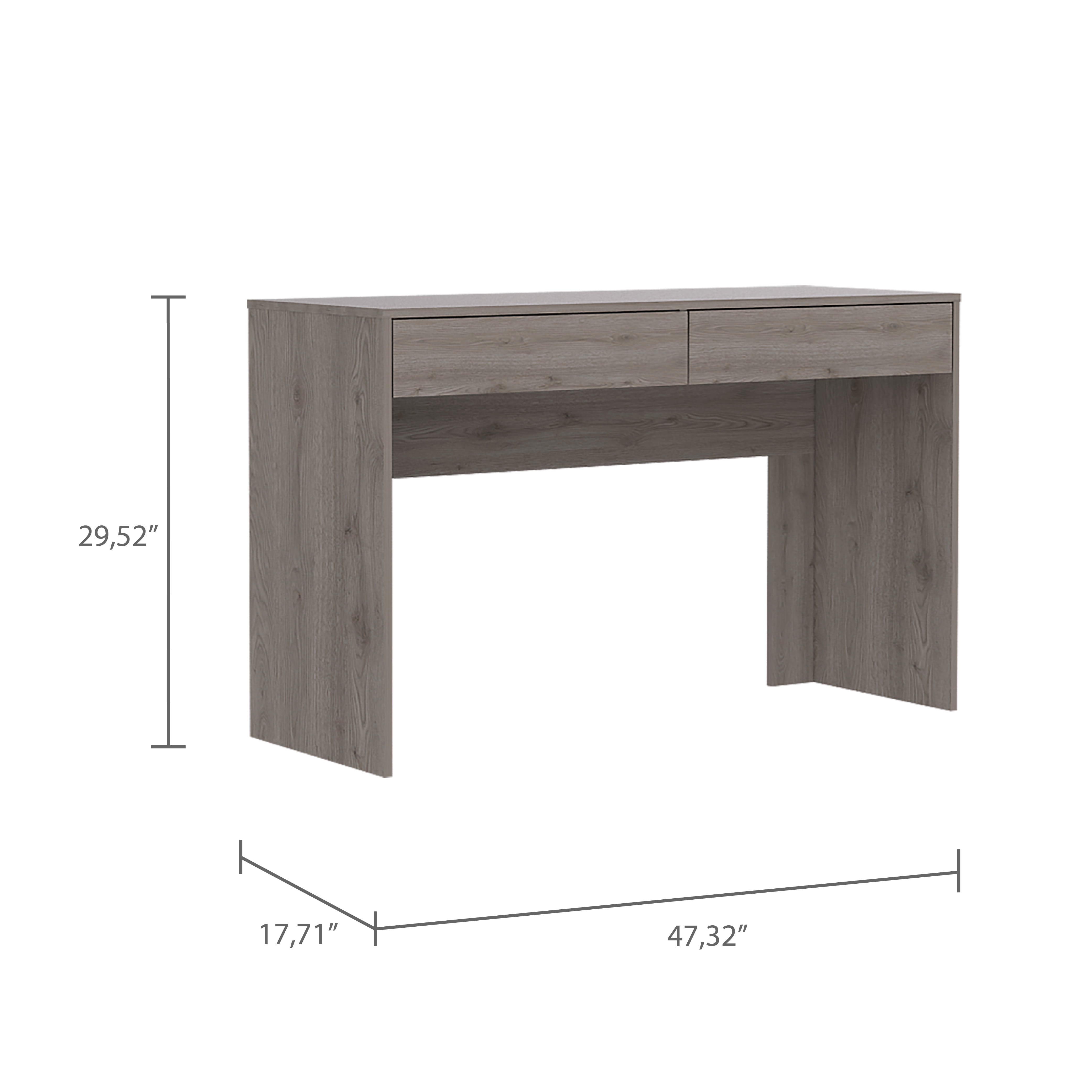 Astoutdoor Acre Writing Computer Desk with Two Drawers