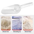 thumbnail image 3 of Commercial Products Plastic Utility Ice Scooper,Clear, Dishwasher Safe Kitchen Scoop for Weddings/Bar/Ice Bucket/Kitchen/Popcorn, 3 of 5