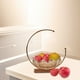 thumbnail image 3 of Frutero decorativo de vidrio para decoración del hogar, centros de mesa,, 3 of 9