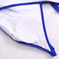 thumbnail image 7 of Sngxgn Women Swimsuit Tummy Control Bathing Suit Plunge V Neck Swimwear(Blue,XL), 7 of 7