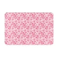 thumbnail image 1 of Balery pink heart Felpudo de franela, resistente a las manchas y a la decoloración, para uso interior y exterior, fácil de limpiar, 40 x 60 cm, 1 of 7