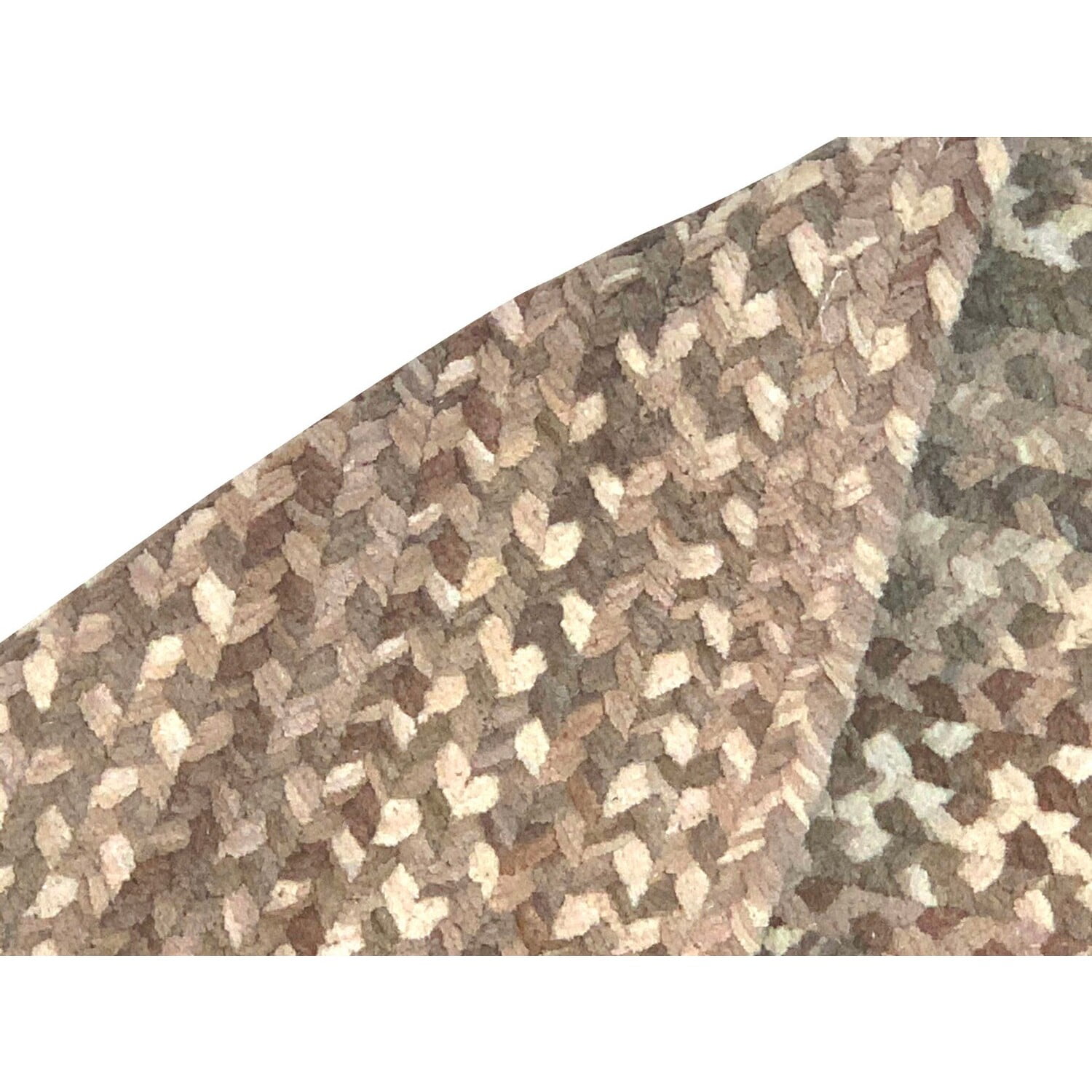 Better Trends Braided Runner Rug 24"x 72" 100% Cotton Rug for Indoor Use, Area Rug for Bedroom Ombre Chenille Collection - (Burgundy)