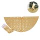 thumbnail image 1 of Falda del árbol de Navidad del copo de nieve -120 cm Faldas grandes del árbol de Navidad con calcetín de Feliz Navidad para la fiesta de Feliz Año Nuevo Decoraciones navideñas Adornos Ofspeizc 221148-1, 1 of 6
