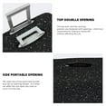 thumbnail image 5 of Easygdp Black Glitter Double-Sided Printed Elastic Suitcase Protective Cover,Invisible Zipper, Business Trip Luggage Cases,Washable And Resistant To Falling -Small, 5 of 9