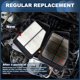 thumbnail image 3 of Filtro de aire del motor Unique Bargains Filtro de aire No.28113Q5000 para Kia Seltos 2021-2024 Larga vida, 3 of 6
