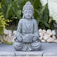 thumbnail image 4 of VP Home Tranquil Buddha Solar Powered LED Outdoor Decor Garden, 4 of 7