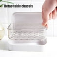 thumbnail image 5 of Double Draining Soap Box with Lid, Plastic Soap Holder with Removable Tray and Flip-Top Design for Bathroom, Kitchen, and Travel, 5 of 6