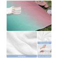 thumbnail image 6 of Ombre Green Pink Beach Towels Oversized Super Absorbent, Colorful Painting Lightweight Bath Towel Quick Dry Sets For Bathroom/Pool/Rv Camping/Beach Play/Gym Room/Picnic 31"x62", 6 of 8