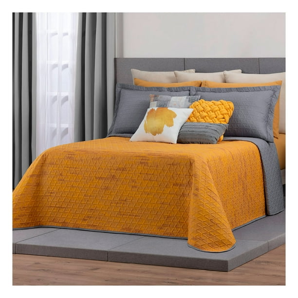 Edredón Ligero Pinsonic Doble Vista con Fundas de Almohada Esquimal (Mambo, Individual)