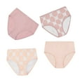 thumbnail image 2 of Buyless Fashion Little Girl Toddler Panties Assorted Prints Soft Cotton Big Kids Briefs Underwear 4 Pack - BW21-GD-9-10, 2 of 7