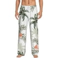 thumbnail image 2 of Kdxio Vintage Palm Trees Print Men's Sleep Pajama Pant Lounge Pants with Pockets, 2 of 8