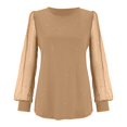 thumbnail image 4 of Shiny Glitter Mesh Tops Off Shoulder Tees Sparkly V Neck Shirts Going Out Blouses Tops for Women Sparkly Tops Glitter Tunic Tops New Years Eve Party Outfits T-Shirt Shiny Sequin Shirts Khaki L, 4 of 5