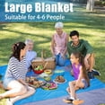 thumbnail image 3 of Shaoy Beach Mat Super Sand Beach 83 "X79", Portable Beach Beach Blanket, Camping, Hiking And Picnic, Light Dry Hard Heat, 3 of 17