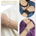 thumbnail image 3 of CraftyCrocodile Herramienta Auxiliar para Pulseras, Cierre Metálico para Pulseras, Collares, Joyas y Relojes. Herramienta Portátil y Fácil de Usar para Sujetar Cierres, Color Esmeralda., 3 of 8