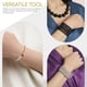 thumbnail image 3 of CraftyCrocodile Herramienta Auxiliar para Pulseras, Cierre Metálico para Pulseras, Collares, Joyas y Relojes. Herramienta Portátil y Fácil de Usar para Sujetar Cierres, Color Esmeralda., 3 of 8