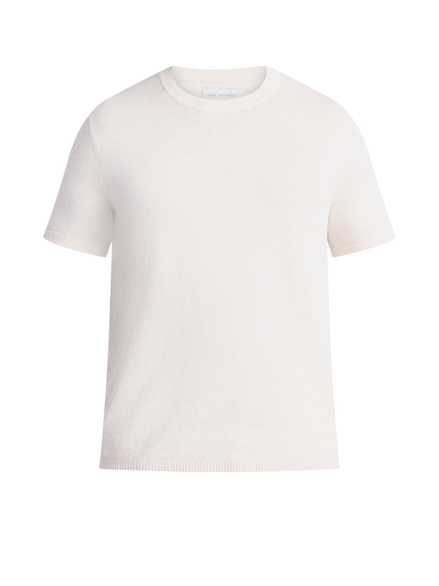 Free Assembly Men's Sweater Tee with Short Sleeves, Sizes S-3XL