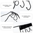 thumbnail image 3 of Iron Balls Holder Iron Football Bracket Wall Rugby Rack Shop Storage Hook, 3 of 9
