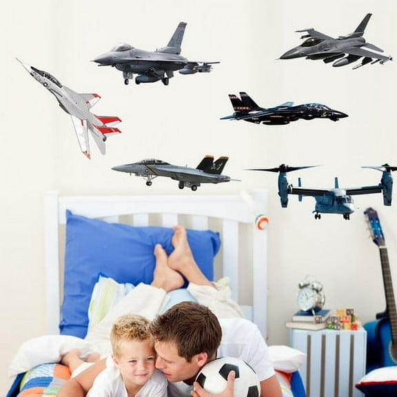 Wallhogs Military Aircraft Multi-Pack I Wall Decal