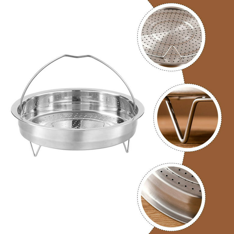 304 Stainless Steel Food Steamer Basket with Silicon Handle Prssure Rice  Cooker Steam Basket Kitchen Strainer Colander - China 304 Stainless Steel  Food Steamer Basket and Food Steamer Basket with Silicon Handle