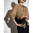 thumbnail image 4 of -camisa transparente a prueba de sol para mujer, blusa de gasa holgada de manga larga Y2k, cárdigan de moda coreana, 4 of 5