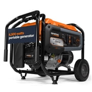 Generac 8,125 Starting Watt Portable Gas Generator - Includes Extension Cord - Home or RV Ready - Quiet, Long Runtime, Emergency Power - 49-State Compliant